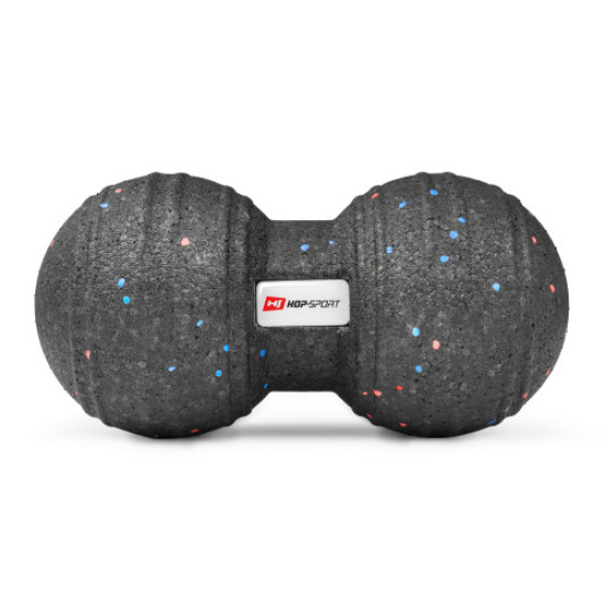 Купити Масажний м'яч  Hop-Sport HS-P120DMB EPP 120 мм подвійний black у Києві - фото №1